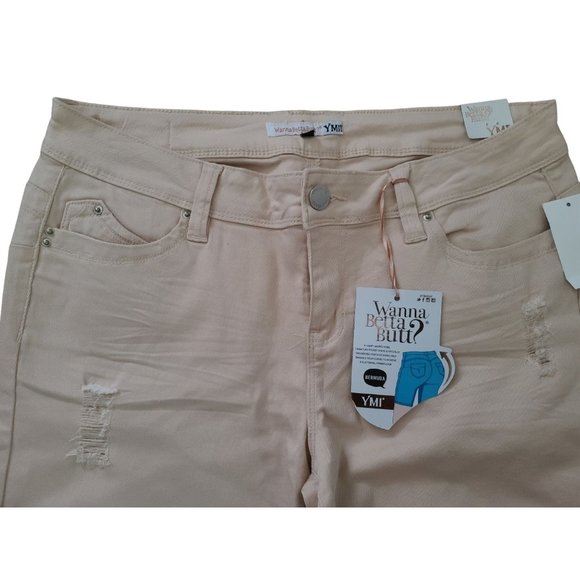 YMI Wanna betta butt Bermuda Short Size 13 Pink - Picture 3 of 7